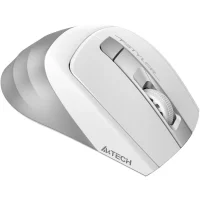 Мышь A4Tech Fstyler FG35S (серебристый/белый) фото 3